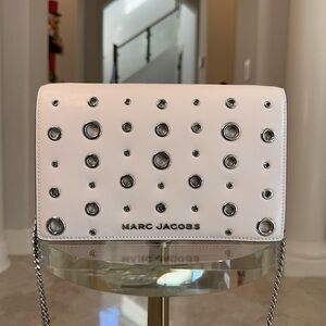 NWT Marc Jacobs Party On A Chain Grommet Crossbody Clutch